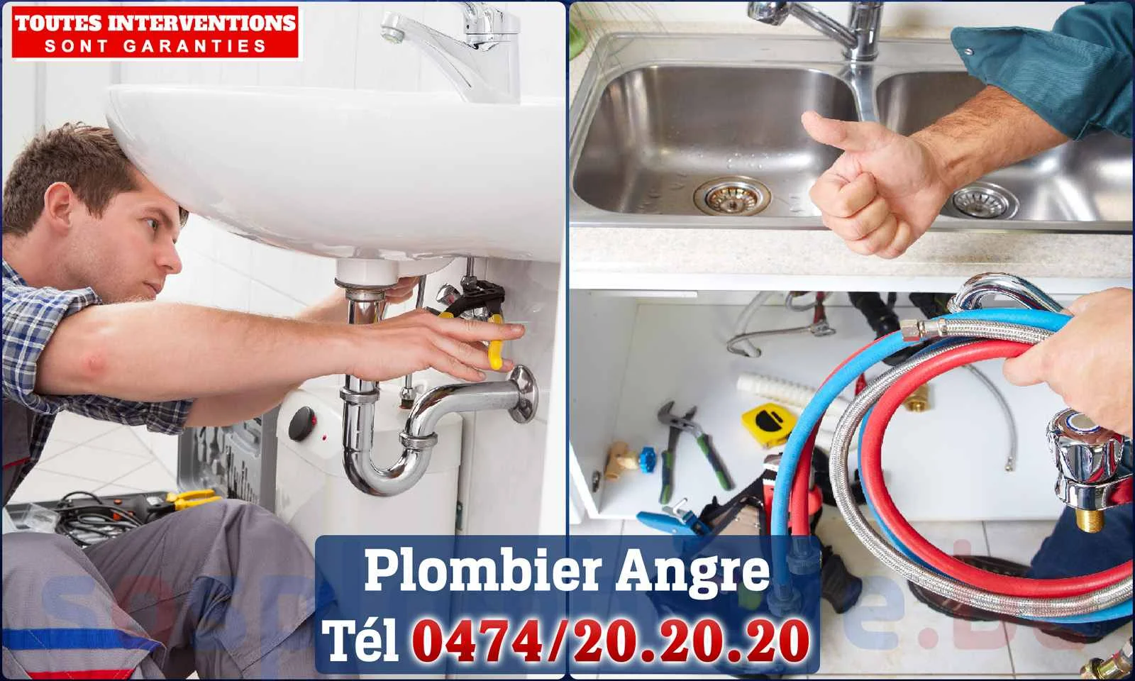 SOS Plomberie - Plombier Angre pour installation et
                    réparation