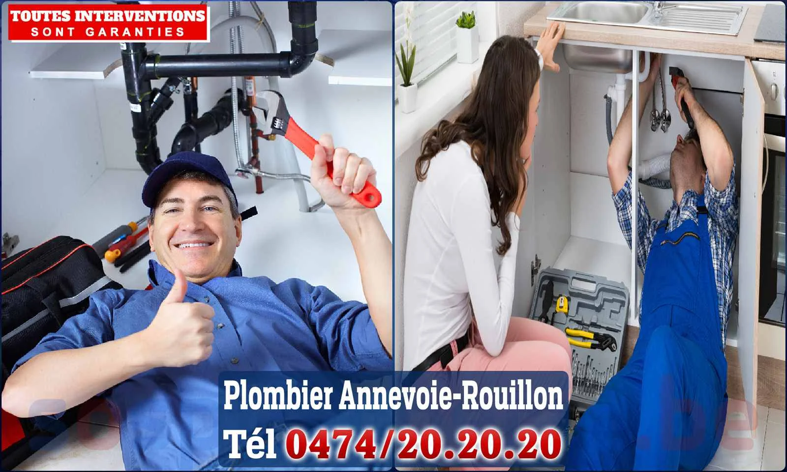 SOS Plomberie - Plombier Annevoie-Rouillon pour installation et
                    réparation