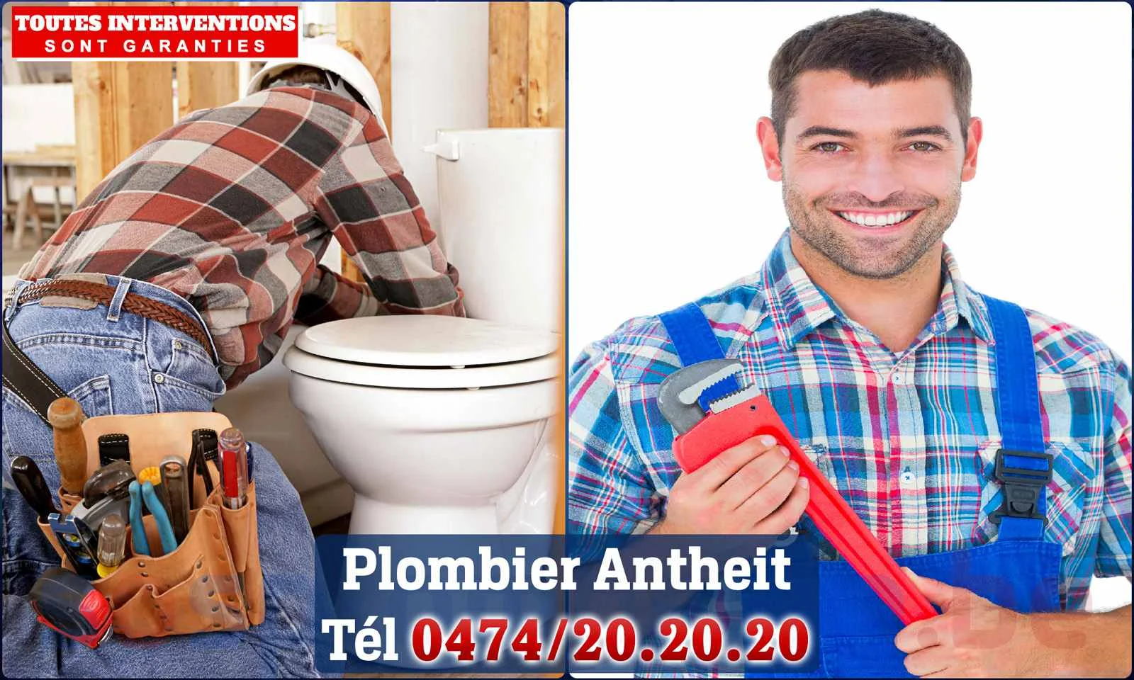 SOS Plomberie - Plombier Antheit pour installation et
                    réparation