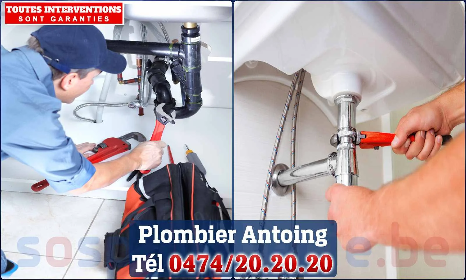 SOS Plomberie - Plombier Antoing pour installation et réparation