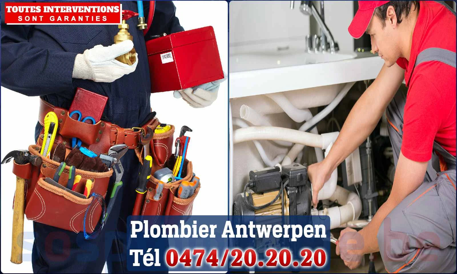 SOS Plomberie - Plombier Anvers (Antwerpen) pour installation et réparation