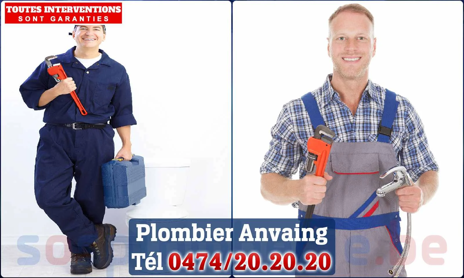 SOS Plomberie - Plombier Anvaing pour installation et
                    réparation