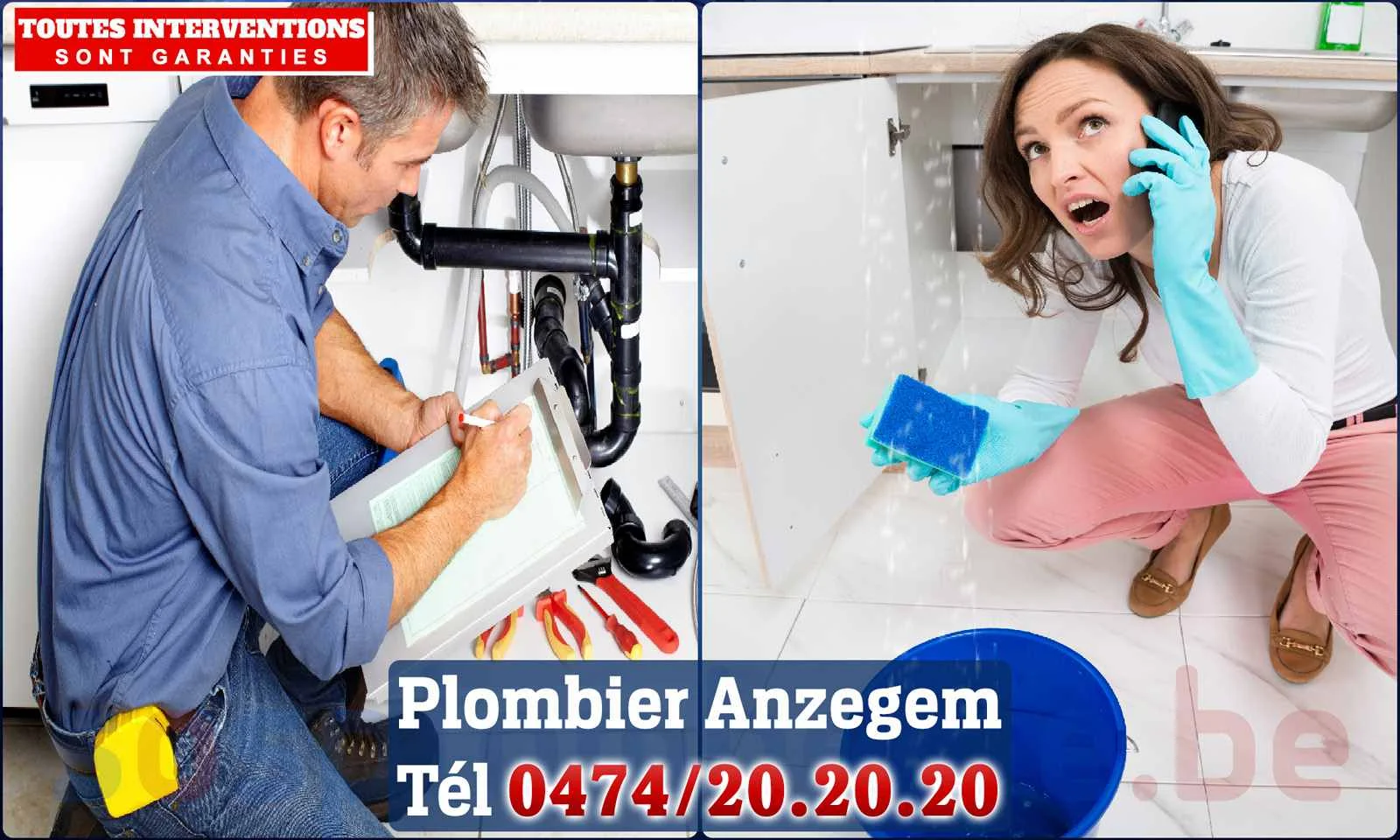SOS Plomberie - Plombier Anzegem pour installation et réparation