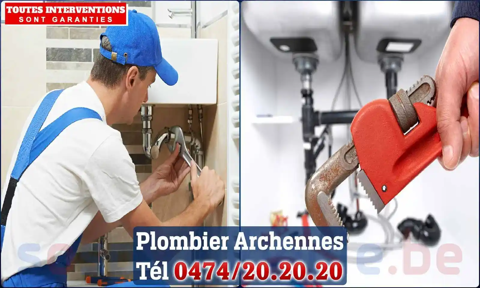 SOS Plomberie - Plombier Archennes pour installation et
                    réparation