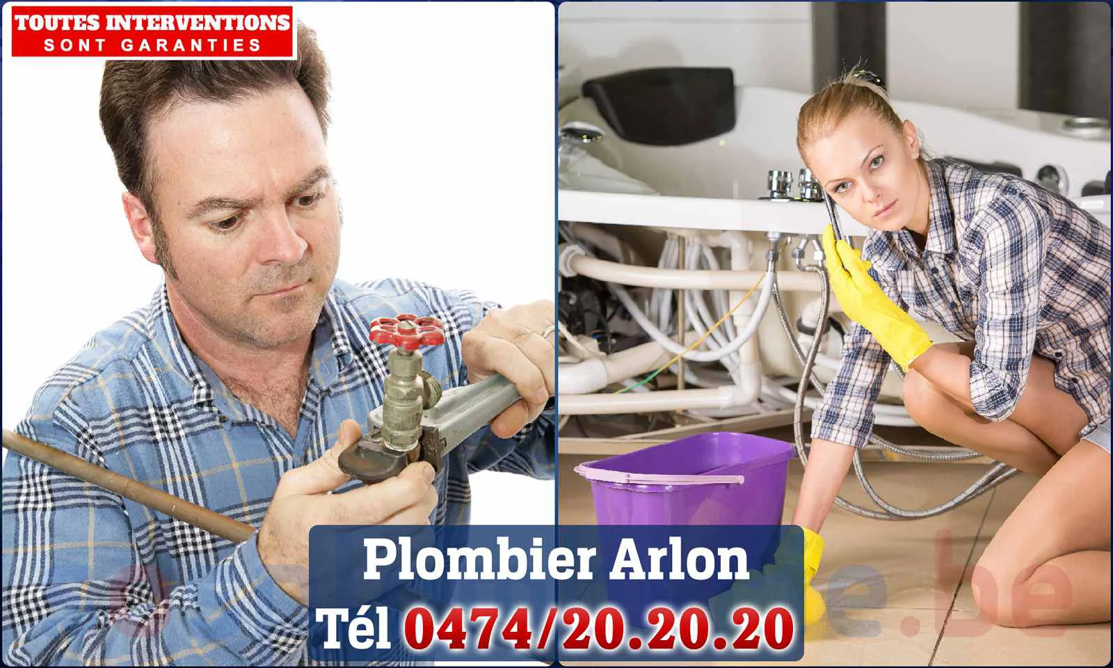 SOS Plomberie - Plombier Arlon pour installation et réparation