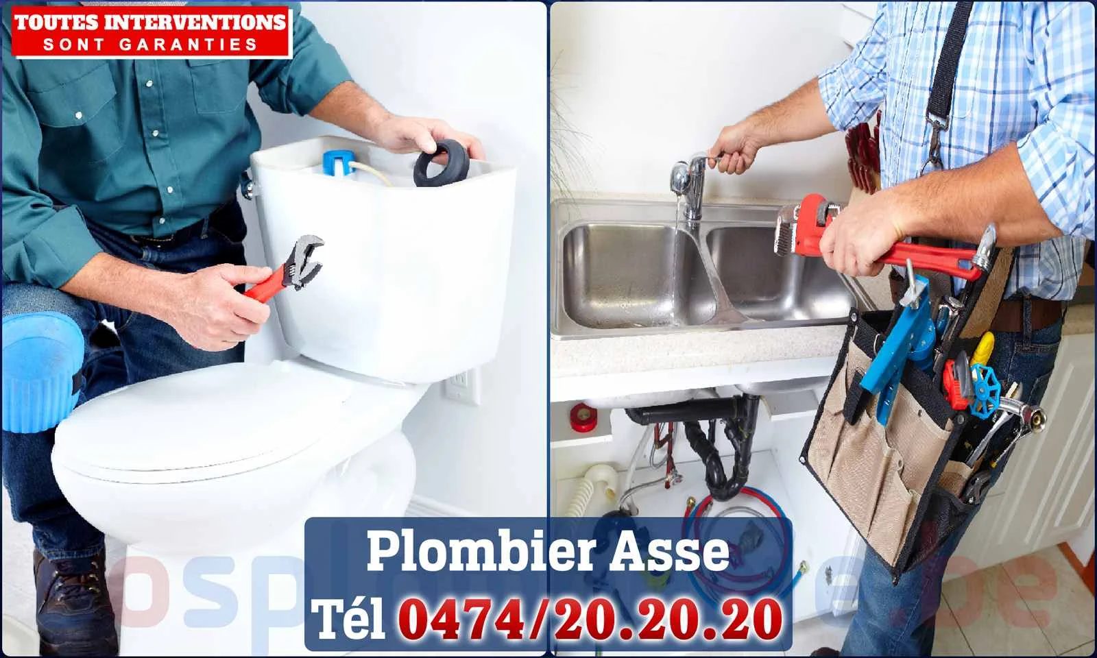 SOS Plomberie - Plombier Asse pour installation et réparation