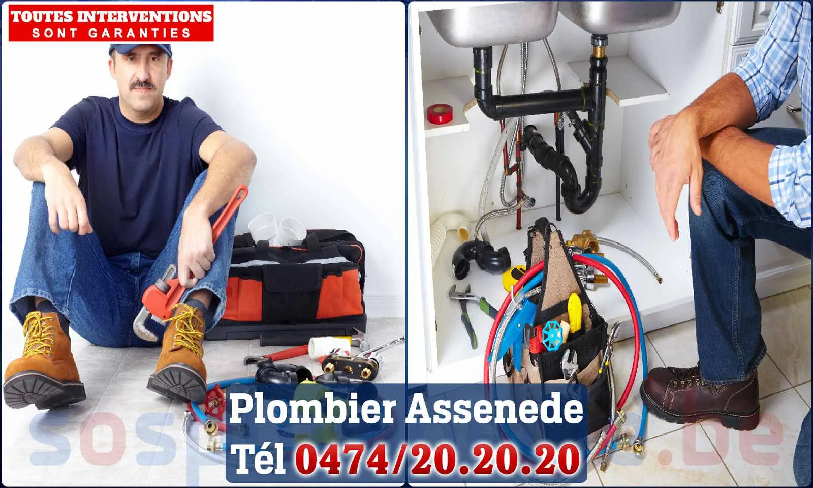 SOS Plomberie - Plombier Assenede pour installation et réparation