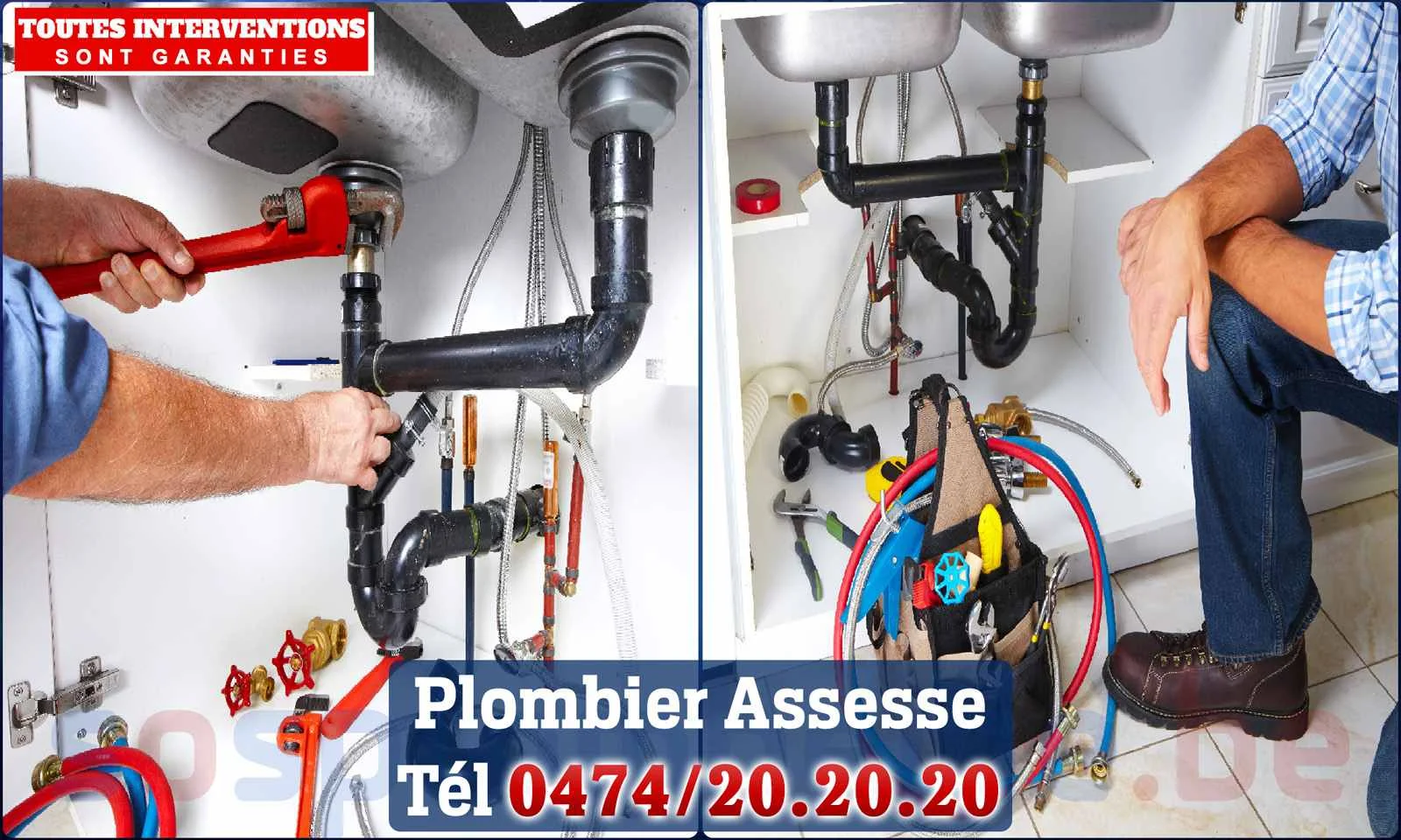 SOS Plomberie - Plombier Assesse pour installation et réparation