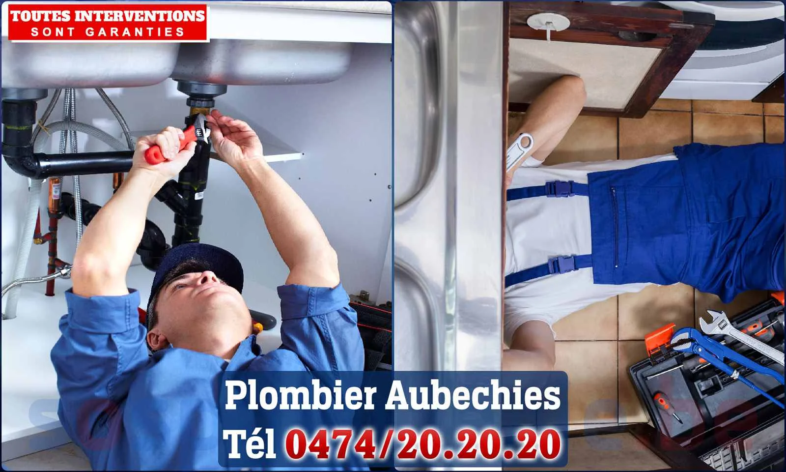 SOS Plomberie - Plombier Aubechies pour installation et
                    réparation