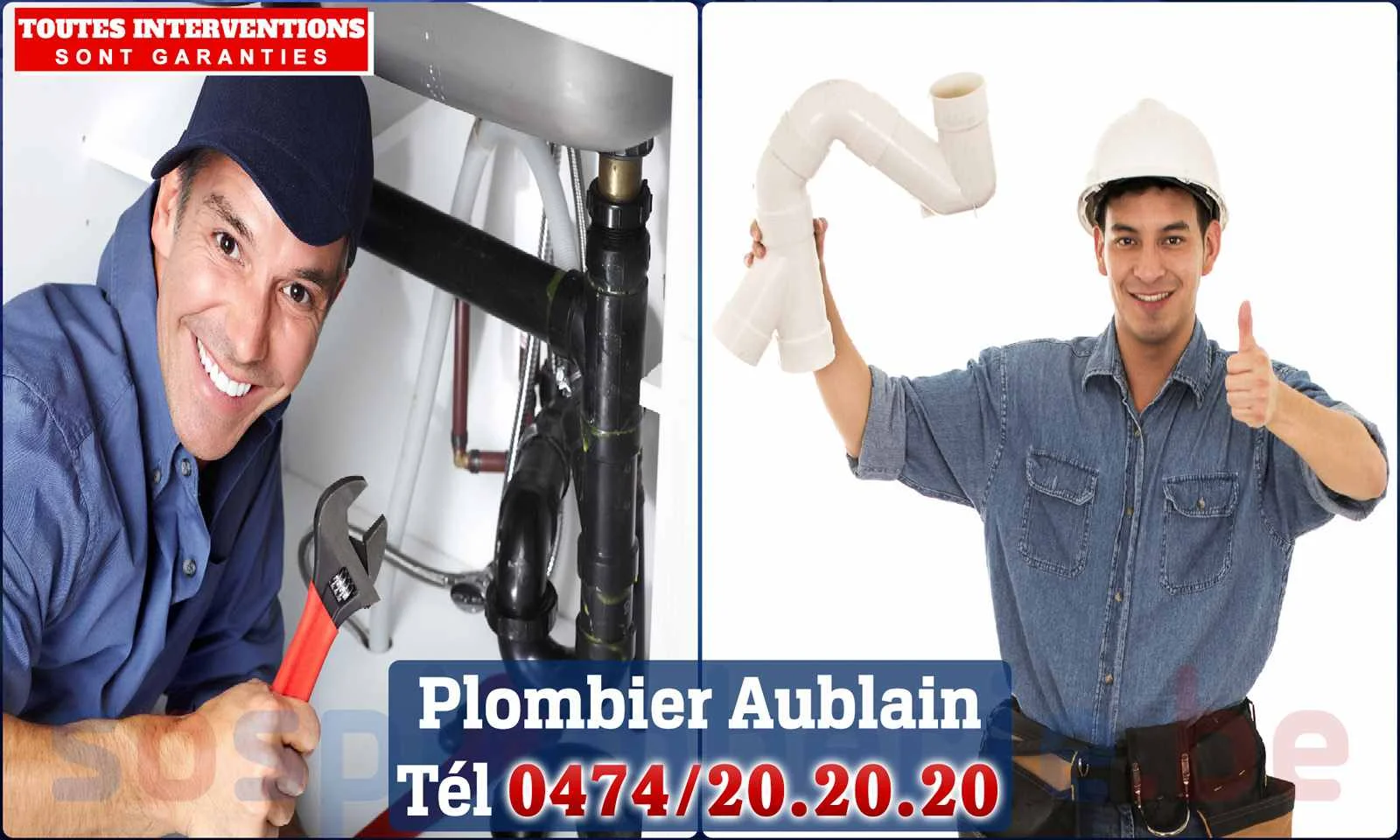 SOS Plomberie - Plombier Aublain pour installation et
                    réparation