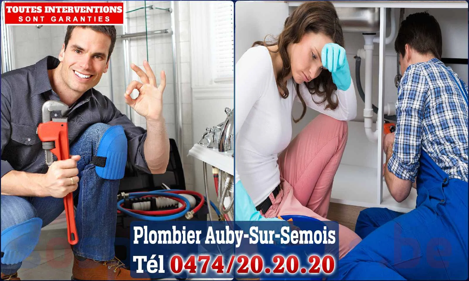 SOS Plomberie - Plombier Auby-sur-Semois pour installation et
                    réparation