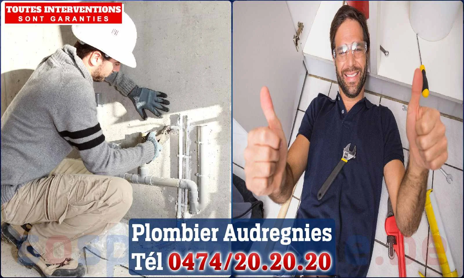 SOS Plomberie - Plombier Audregnies pour installation et
                    réparation
