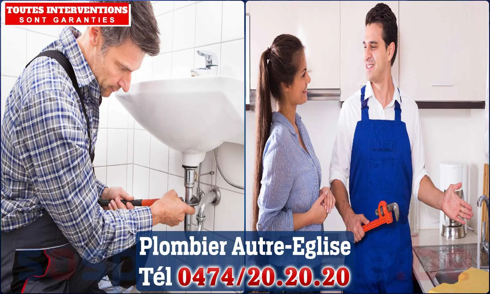 SOS Plomberie - Plombier Autre-Eglise pour installation et
                    réparation