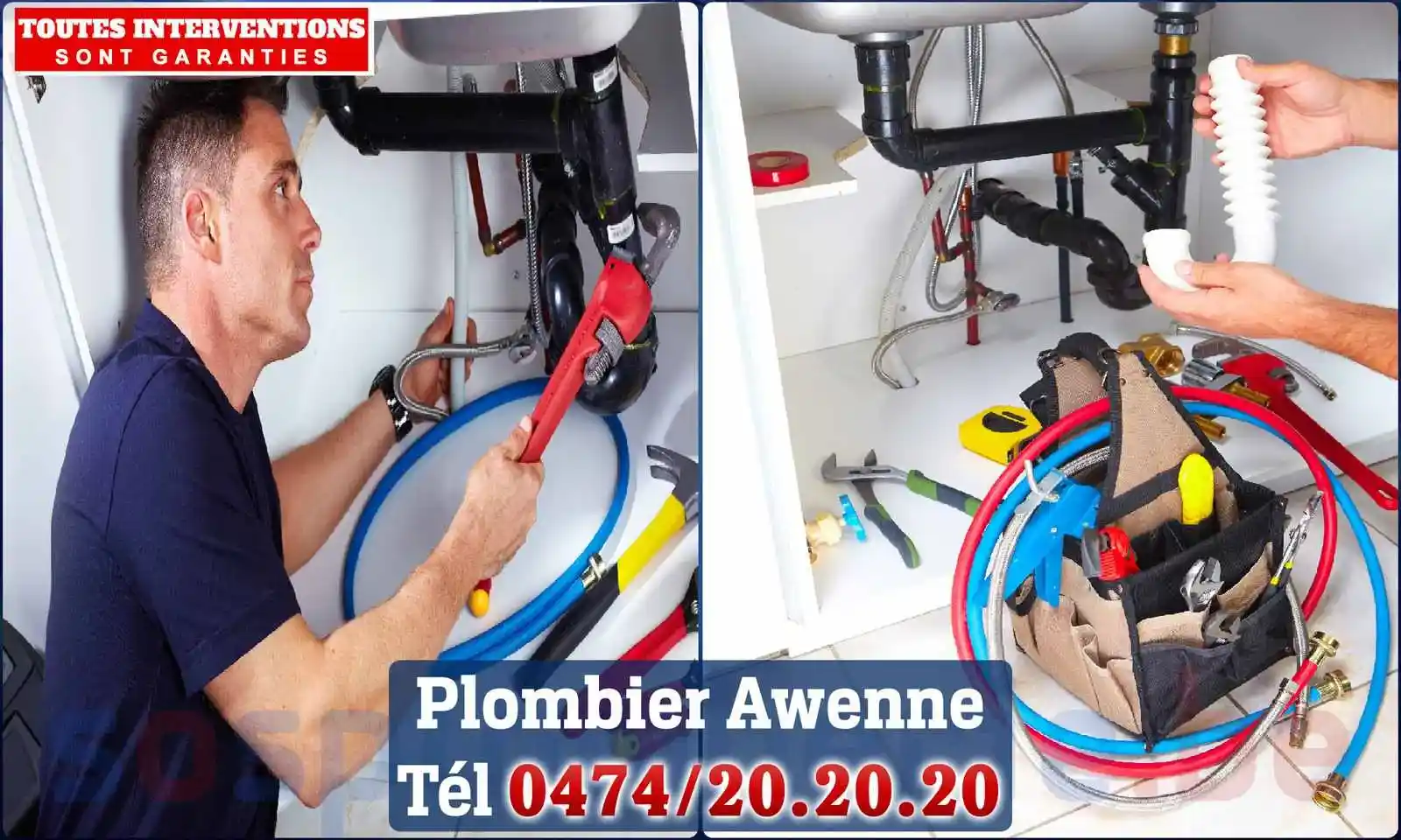SOS Plomberie - Plombier Awenne pour installation et
                    réparation