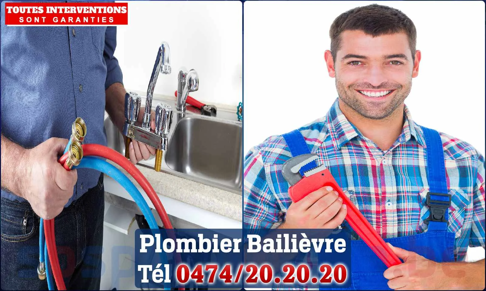 SOS Plomberie - Plombier Bailièvre pour installation et
                    réparation