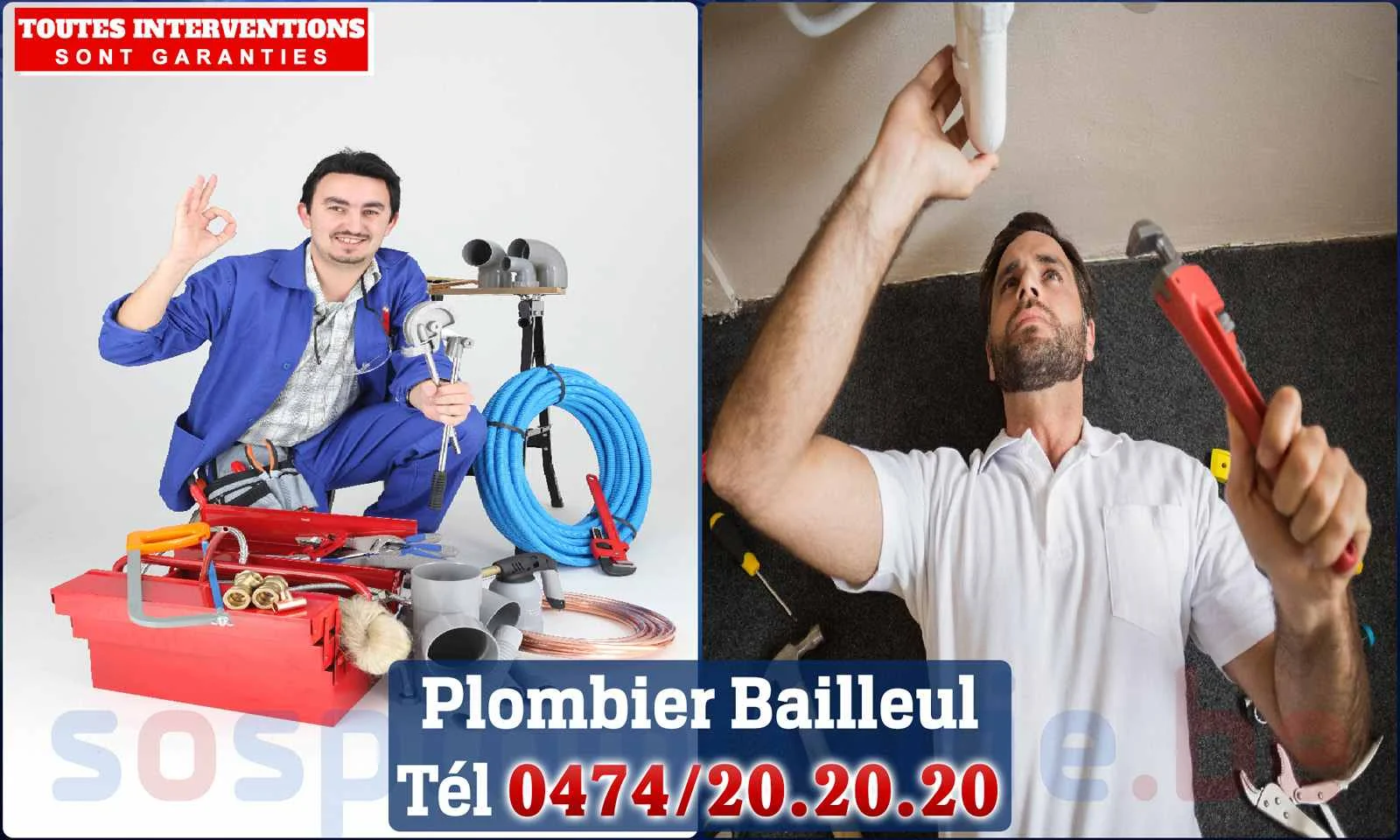 SOS Plomberie - Plombier Bailleul pour installation et
                    réparation