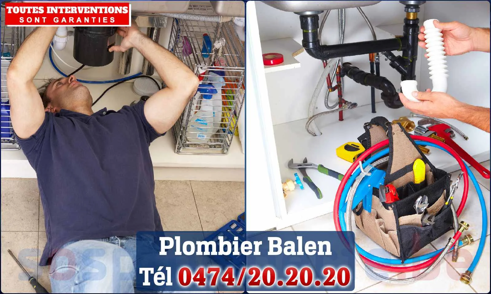 SOS Plomberie - Plombier Balen pour installation et réparation