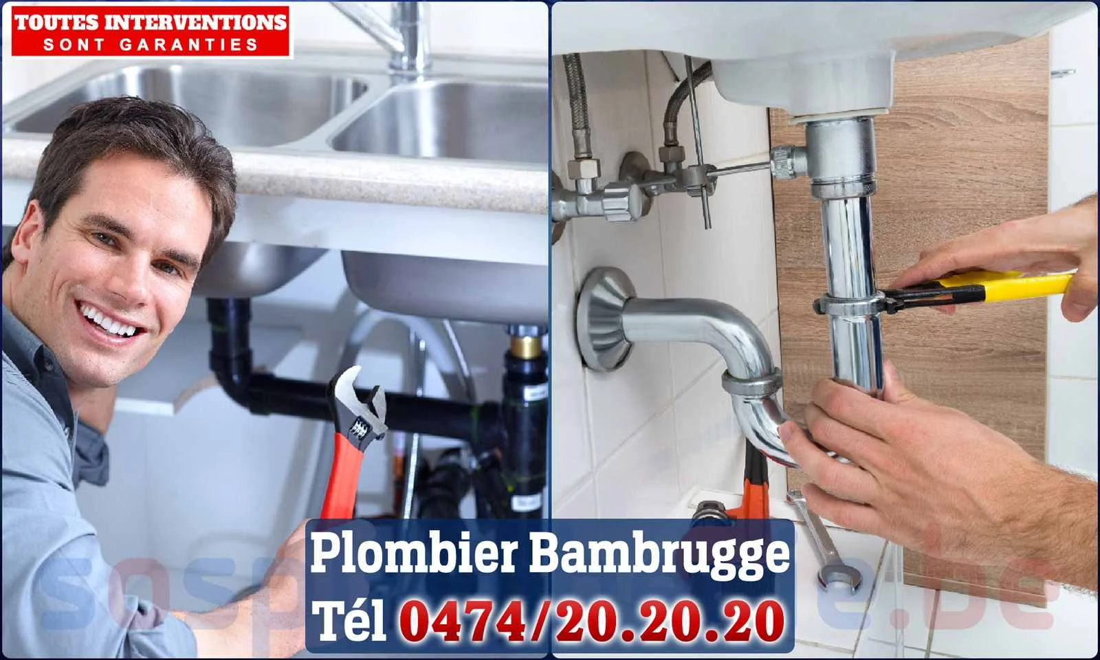 SOS Plomberie - Plombier Bambrugge pour installation et
                    réparation