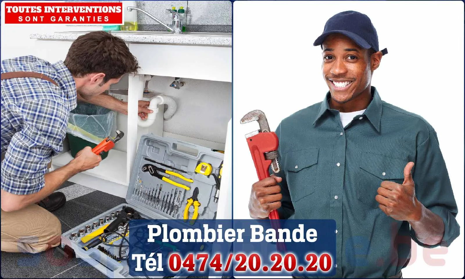 SOS Plomberie - Plombier Bande pour installation et
                    réparation