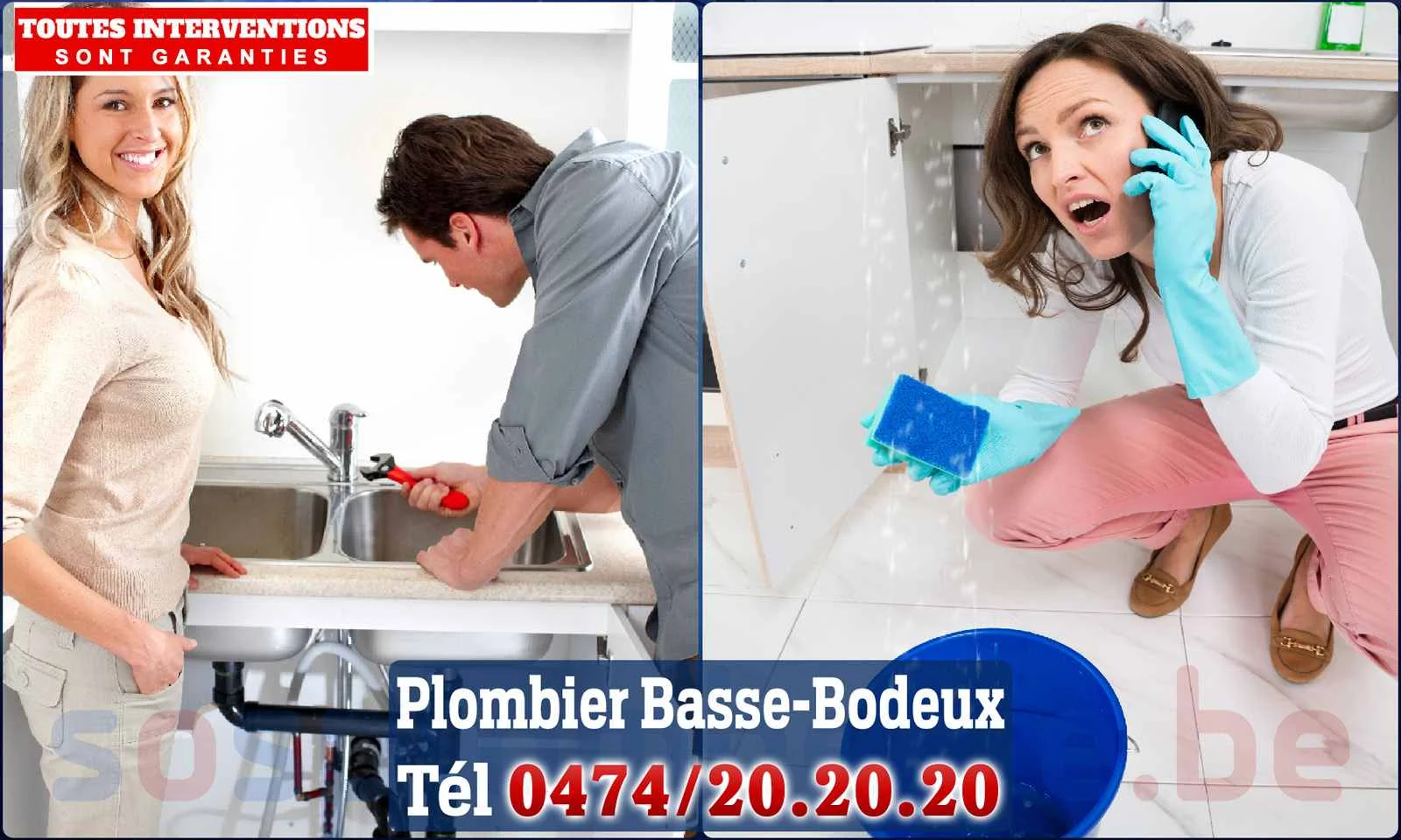 SOS Plomberie - Plombier Basse-Bodeux pour installation et
                    réparation