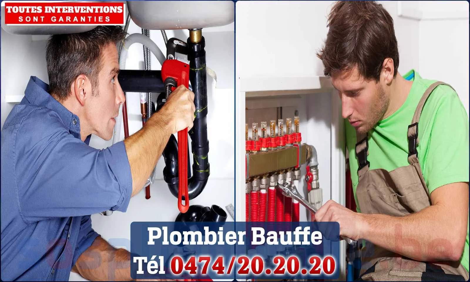 SOS Plomberie - Plombier Bauffe pour installation et
                    réparation