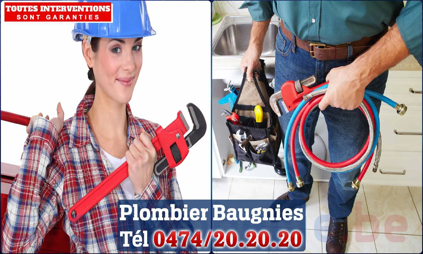 SOS Plomberie - Plombier Baugnies pour installation et
                    réparation