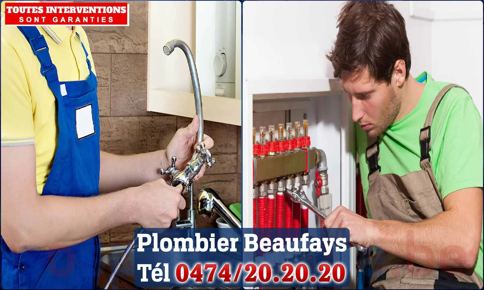 SOS Plomberie - Plombier Beaufays pour installation et
                    réparation