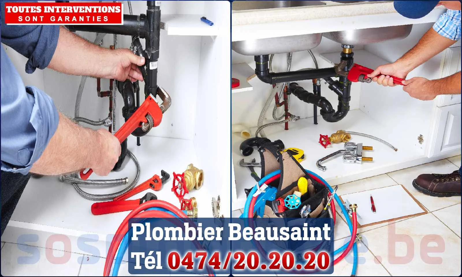 SOS Plomberie - Plombier Beausaint pour installation et
                    réparation