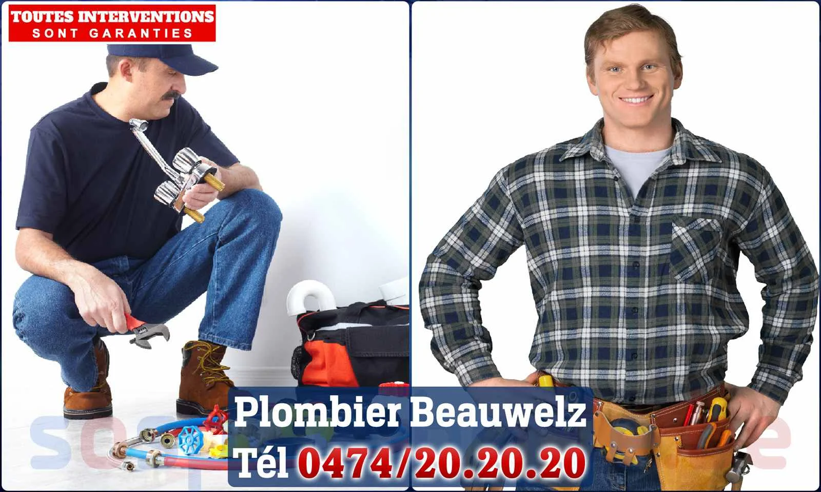 SOS Plomberie - Plombier Beauwelz pour installation et
                    réparation