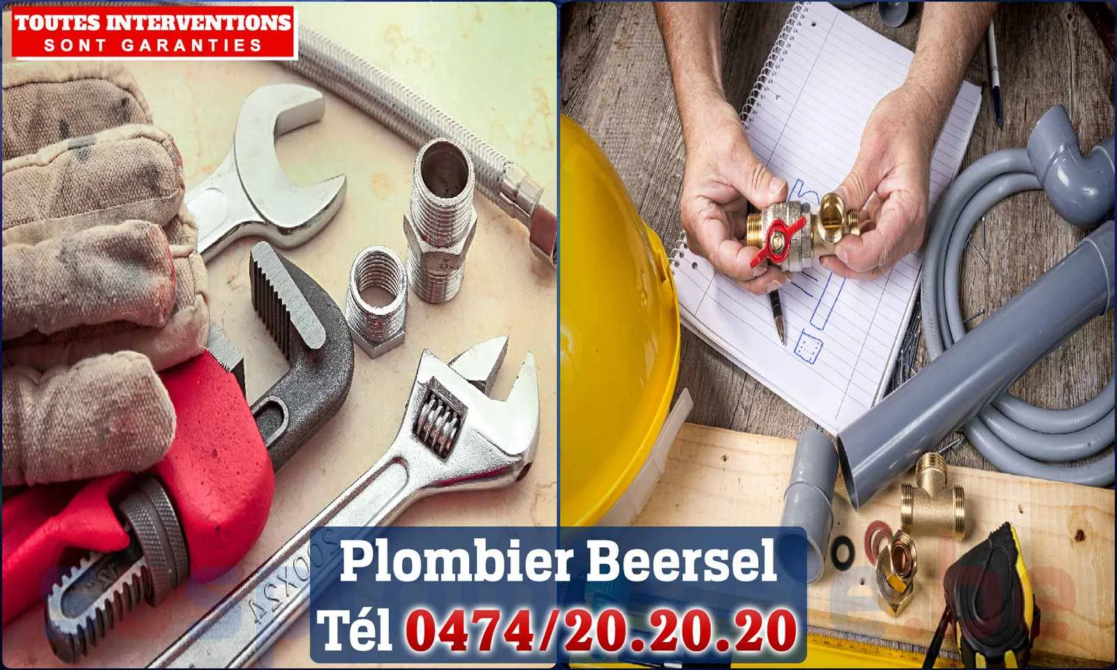 SOS Plomberie - Plombier Beersel pour installation et réparation