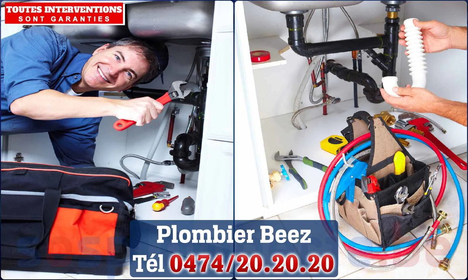 SOS Plomberie - Plombier Beez pour installation et
                    réparation