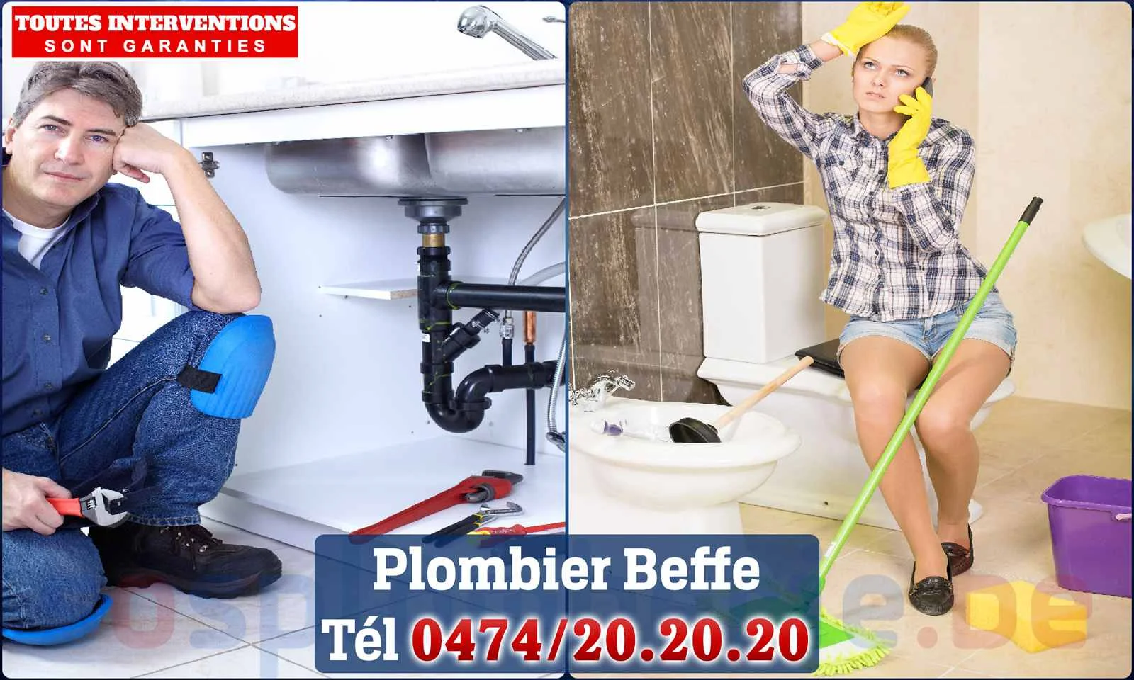 SOS Plomberie - Plombier Beffe pour installation et
                    réparation