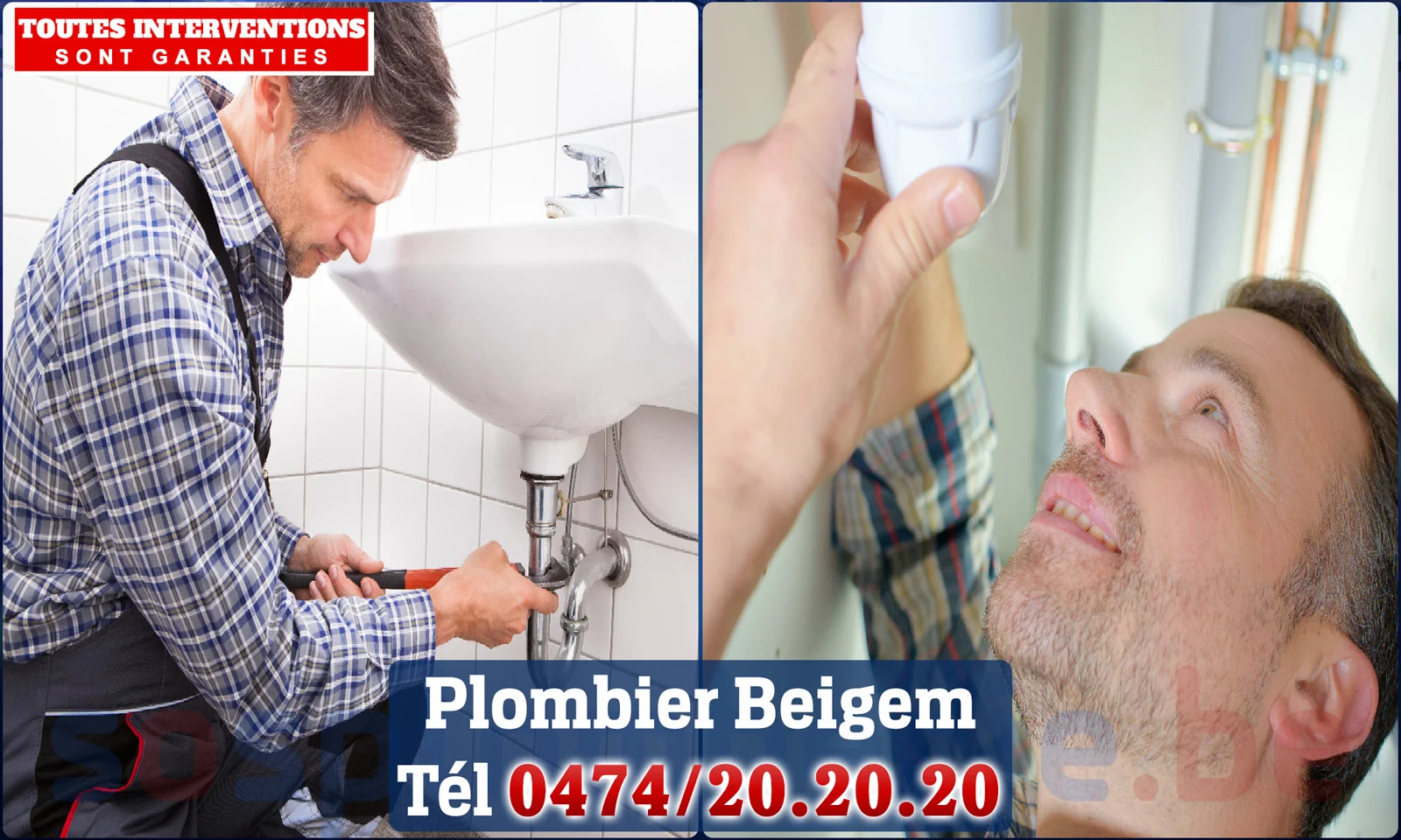 SOS Plomberie - Plombier Beigem pour installation et
                    réparation