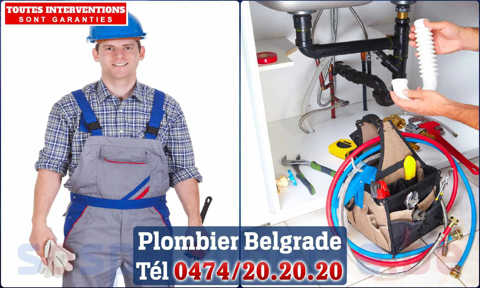 SOS Plomberie - Plombier Belgrade pour installation et
                    réparation