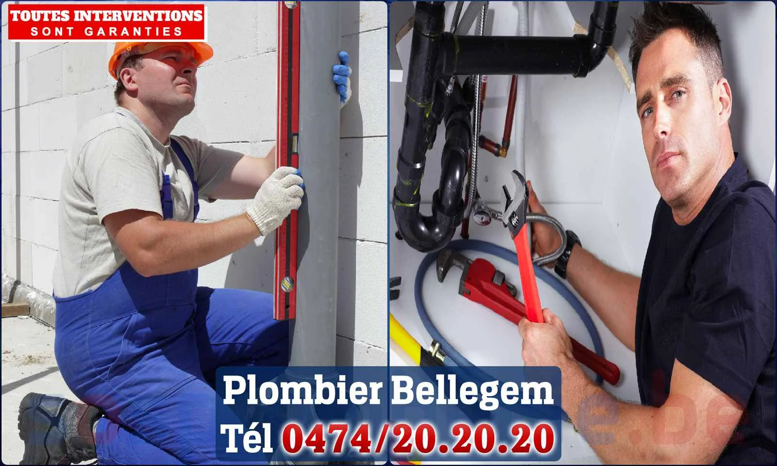 SOS Plomberie - Plombier Bellegem pour installation et
                    réparation