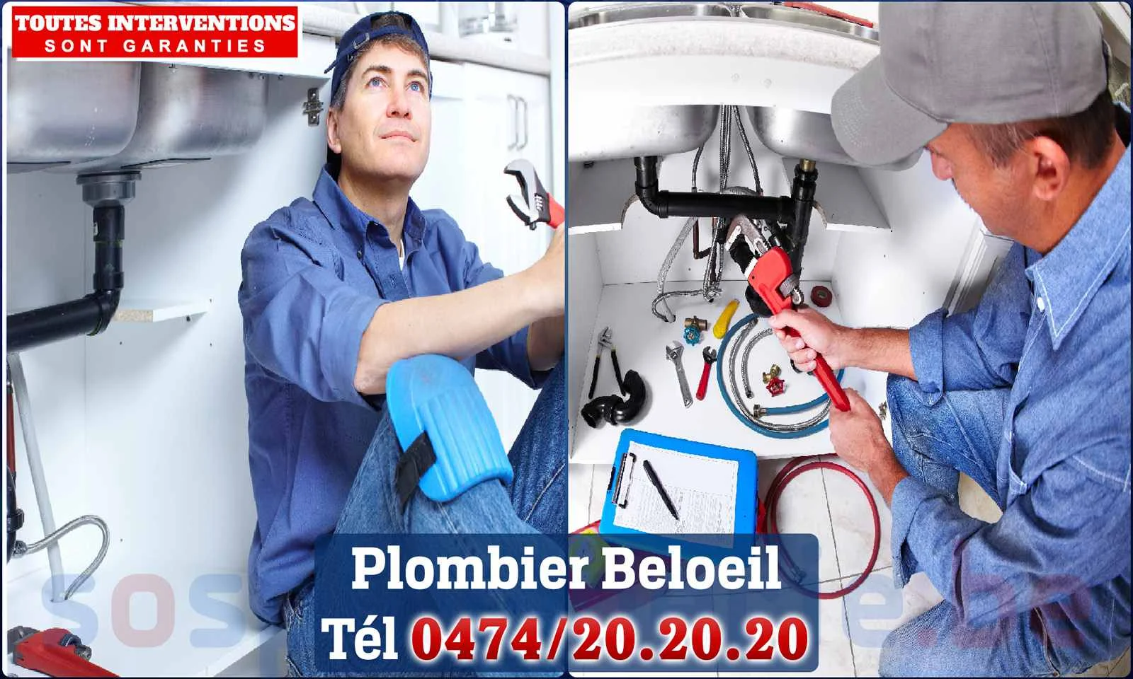 SOS Plomberie - Plombier Beloeil pour installation et réparation