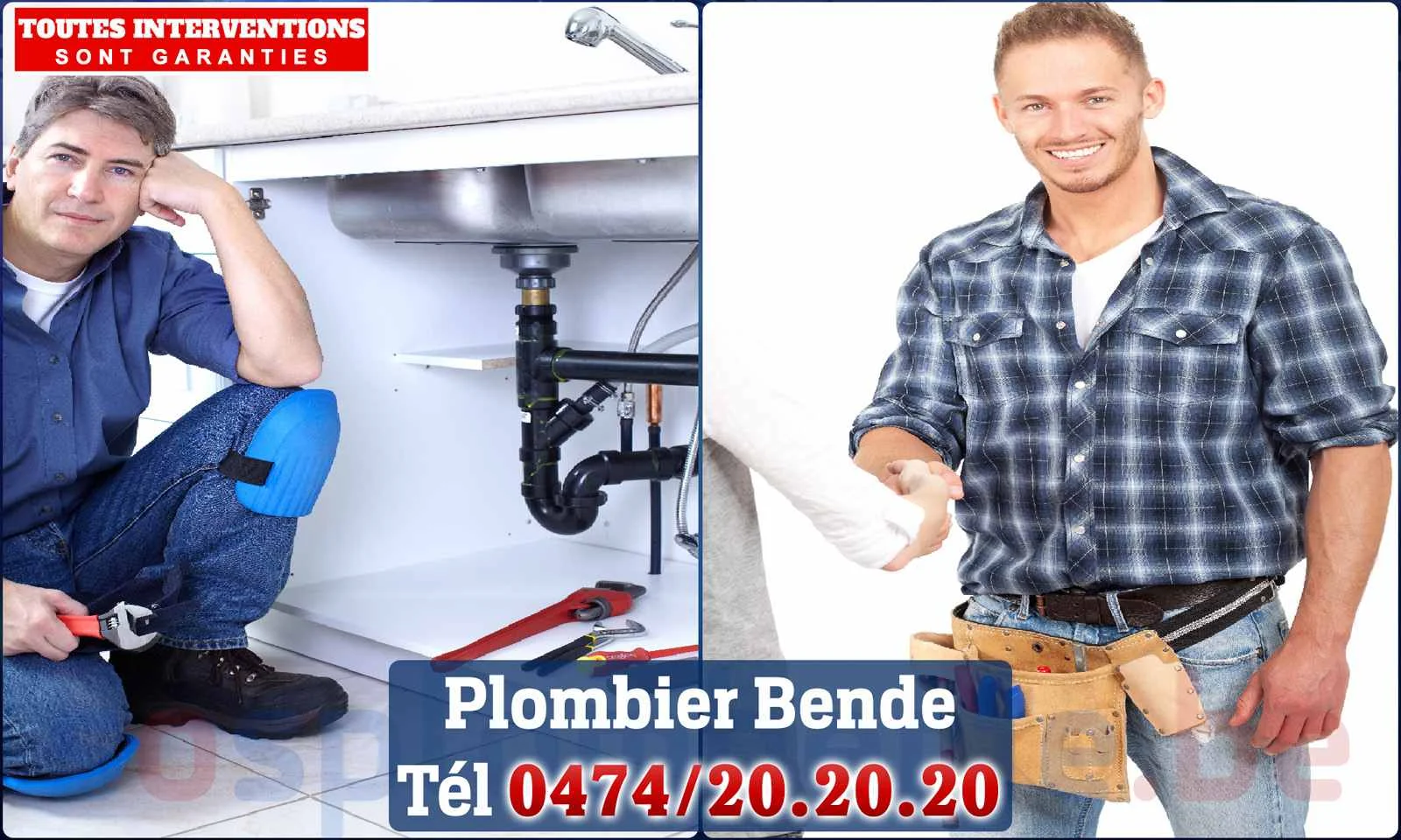 SOS Plomberie - Plombier Bende pour installation et
                    réparation