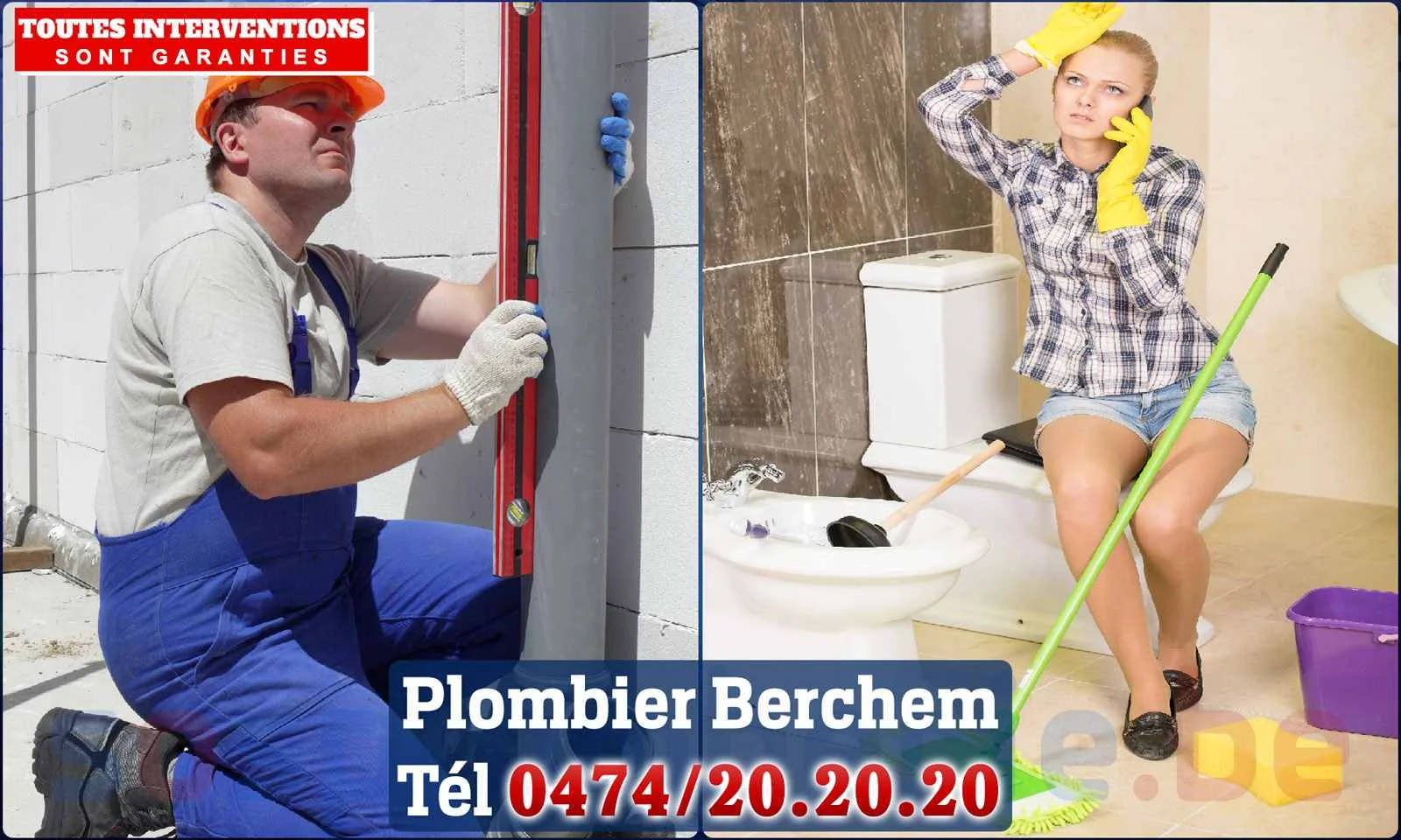 SOS Plomberie - Plombier Berchem pour installation et
                    réparation