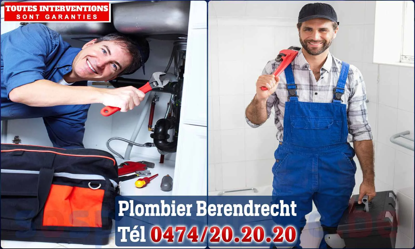 SOS Plomberie - Plombier Berendrecht pour installation et
                    réparation