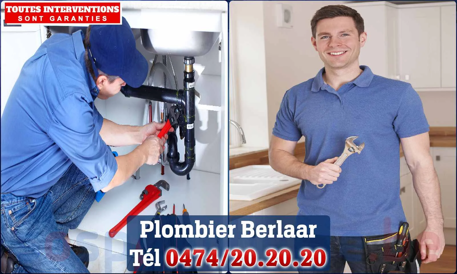 SOS Plomberie - Plombier Berlaar pour installation et réparation