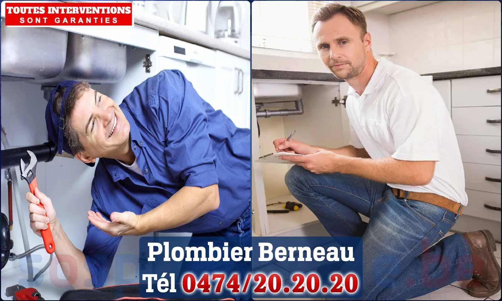 SOS Plomberie - Plombier Berneau pour installation et
                    réparation