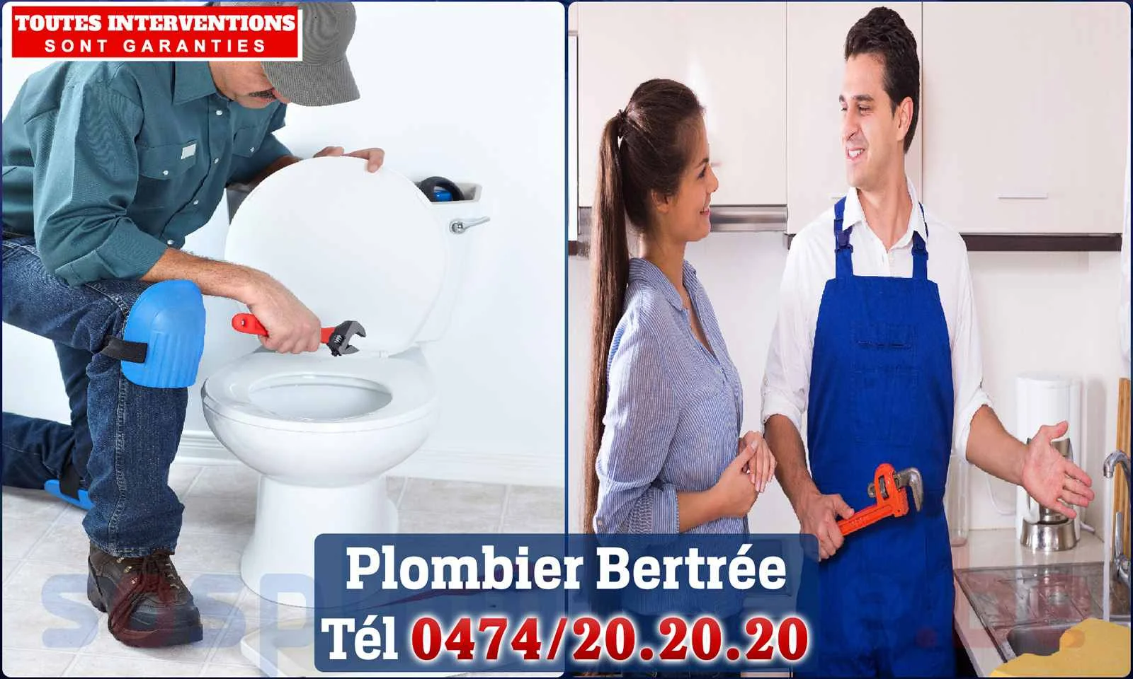 SOS Plomberie - Plombier Bertrée pour installation et
                    réparation