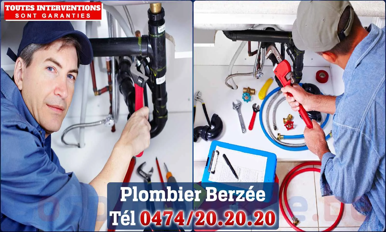 SOS Plomberie - Plombier Berzée pour installation et
                    réparation