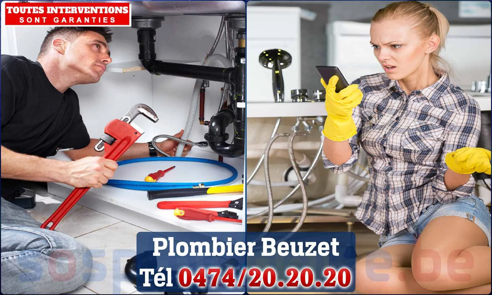 SOS Plomberie - Plombier Beuzet pour installation et
                    réparation