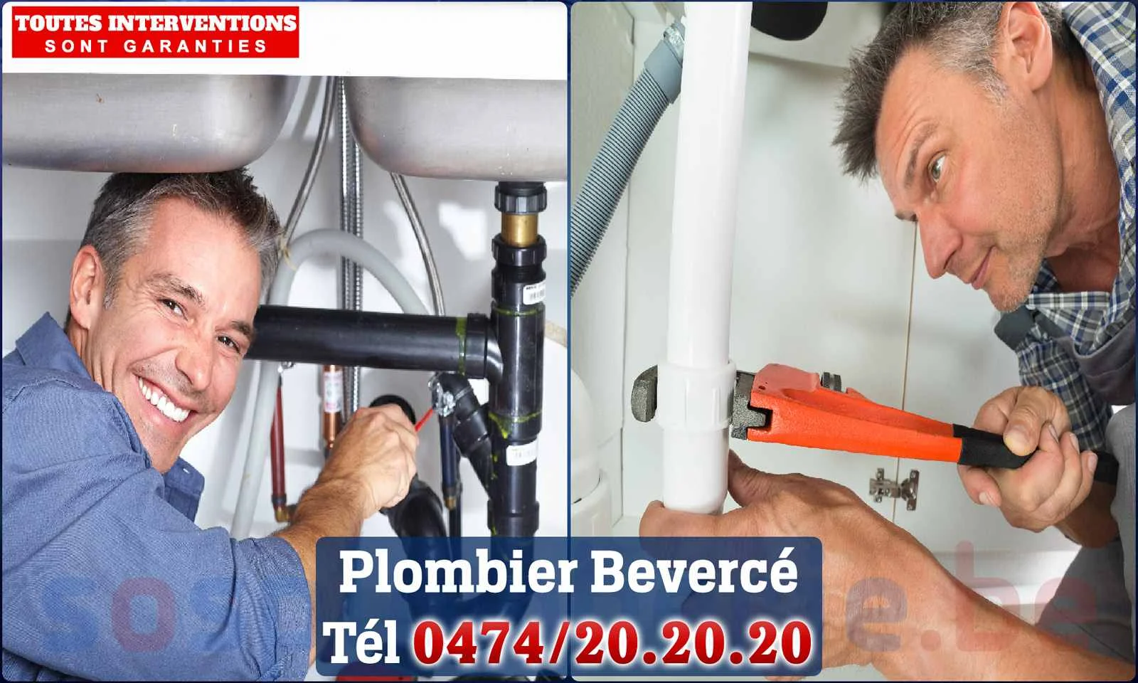 SOS Plomberie - Plombier Bevercé pour installation et
                    réparation