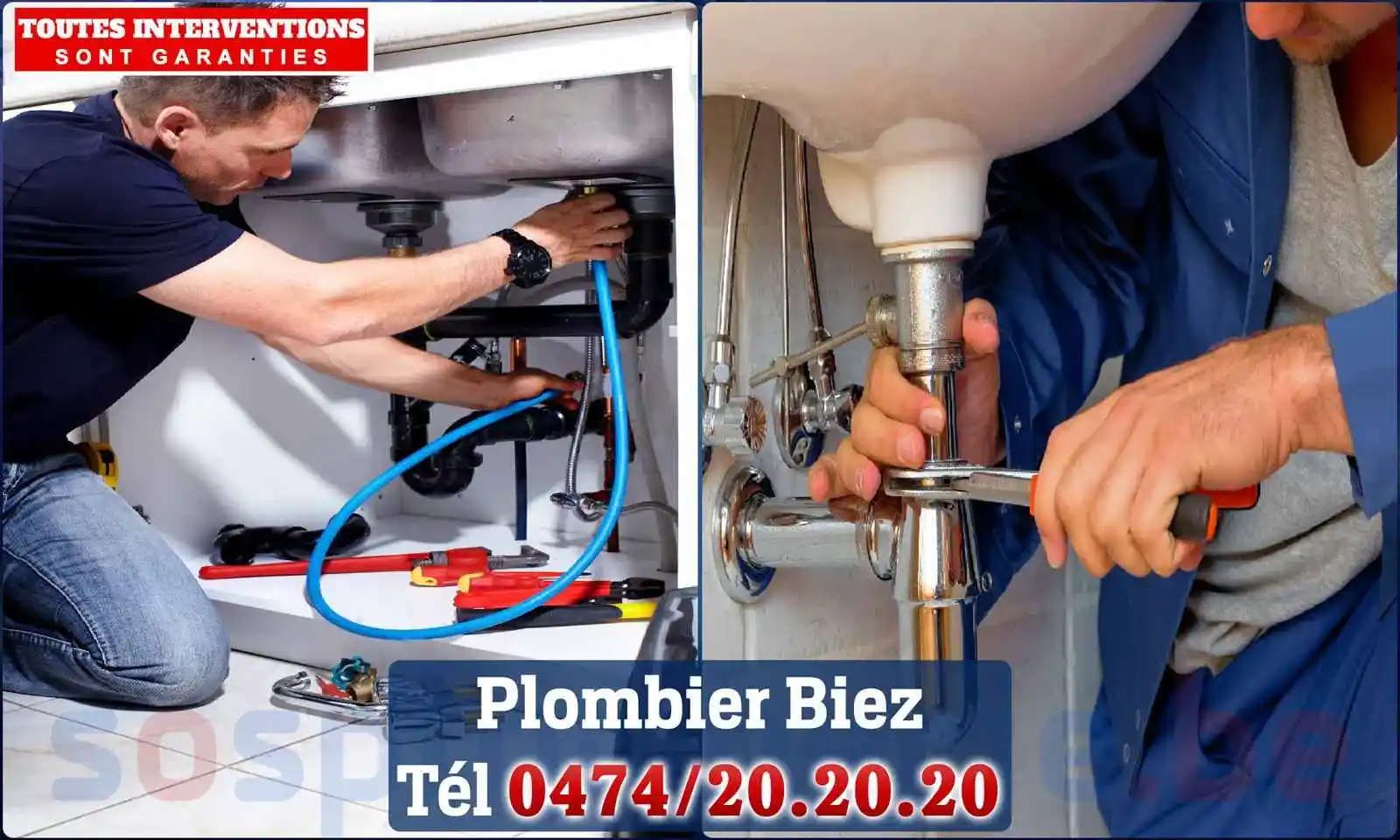 SOS Plomberie - Plombier Biez pour installation et
                    réparation