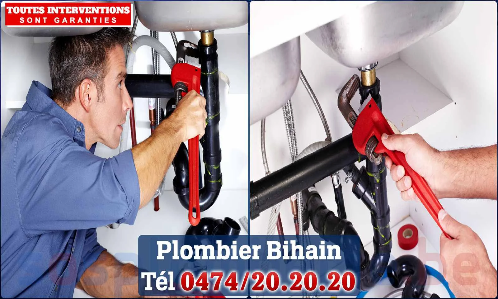 SOS Plomberie - Plombier Bihain pour installation et
                    réparation