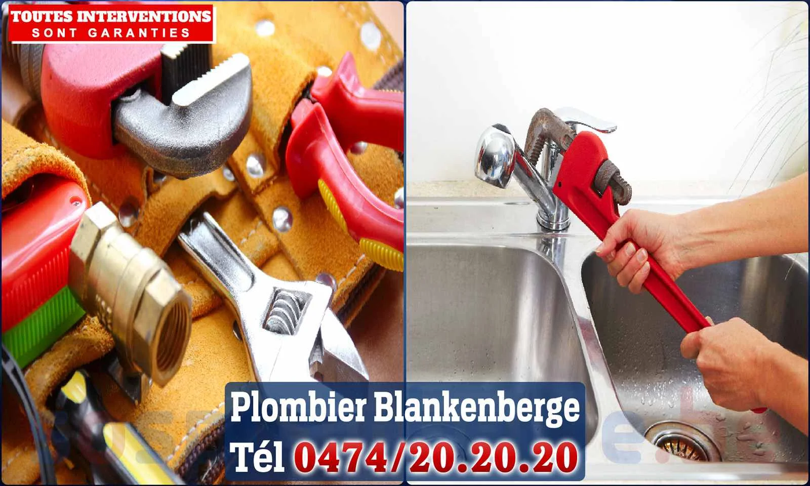 SOS Plomberie - Plombier Blankenberge pour installation et réparation