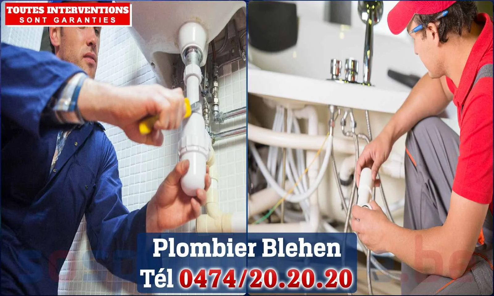 SOS Plomberie - Plombier Blehen pour installation et
                    réparation