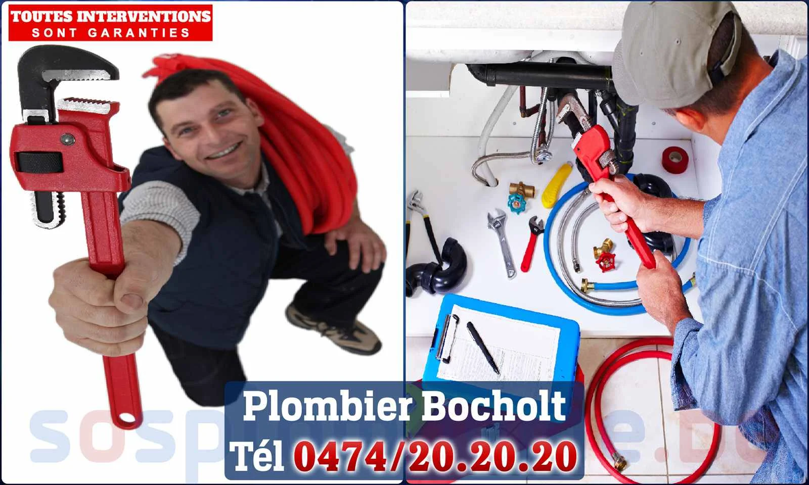 SOS Plomberie - Plombier Bocholt pour installation et réparation